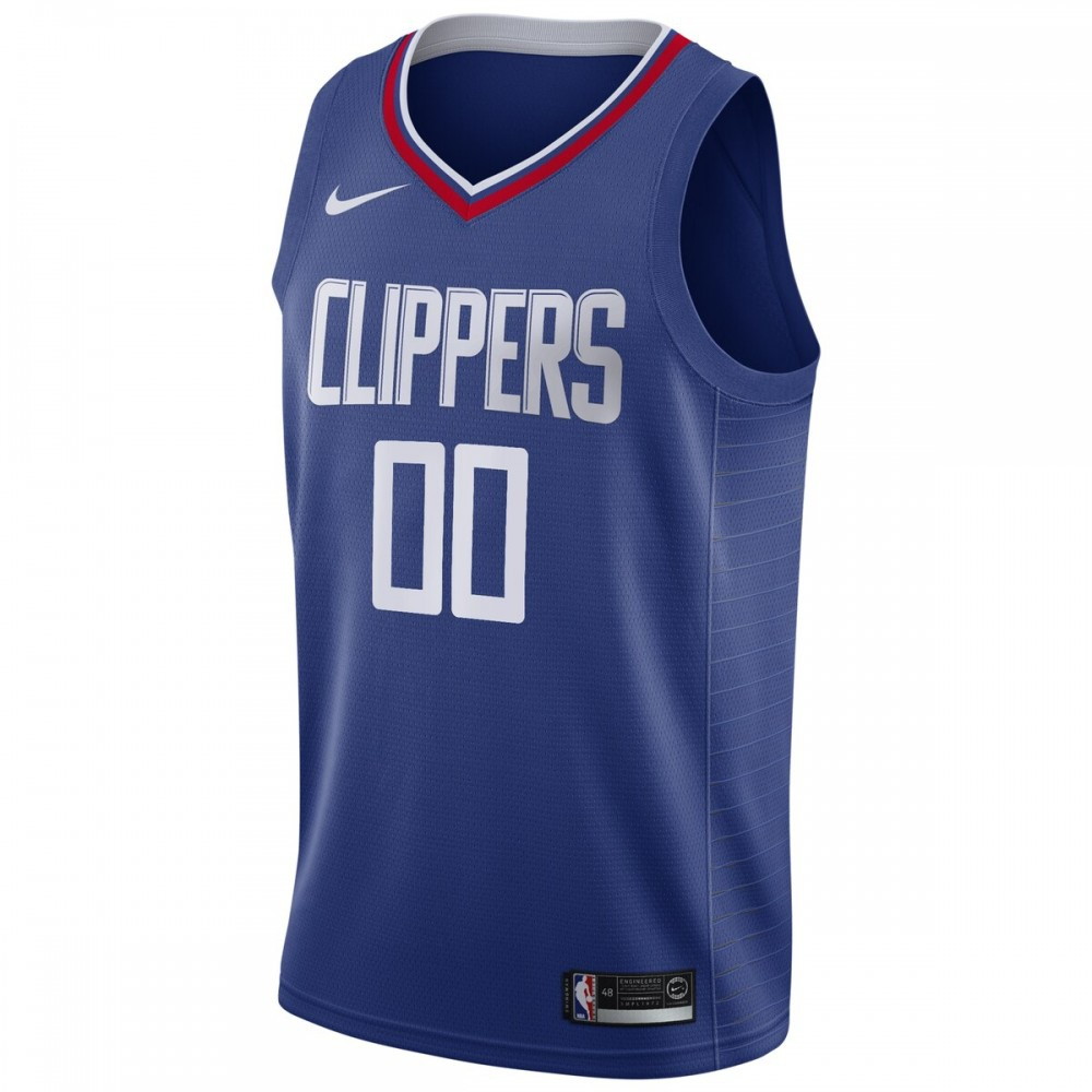 LA Clippers 2020/21 Swingman Custom Jersey Icon Edition Royal - second front view