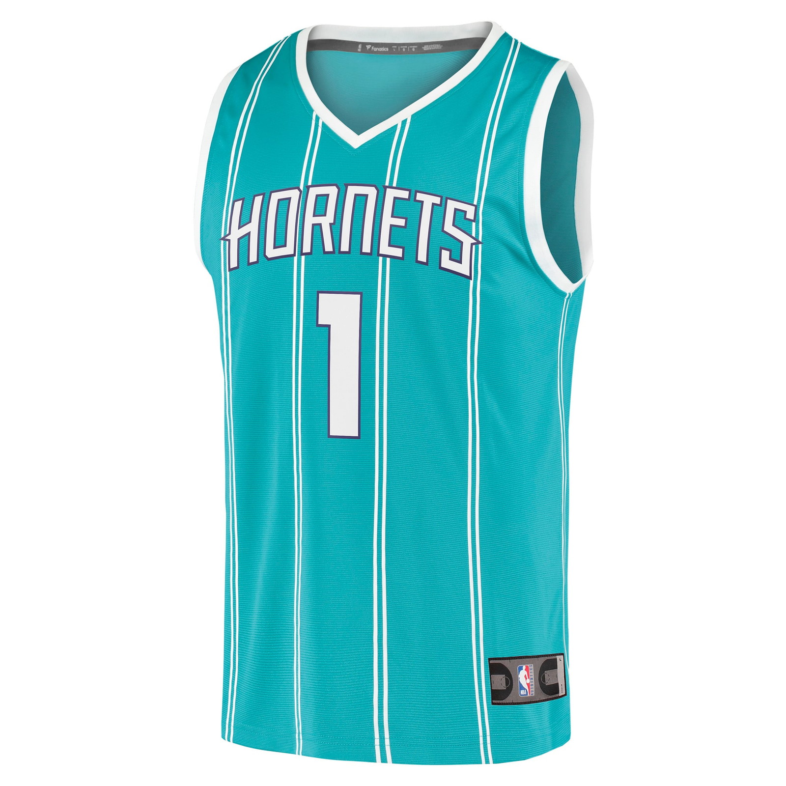 LaMelo Ball Charlotte Hornets Fast Break Fan Version Jersey Icon Edition Teal - front view
