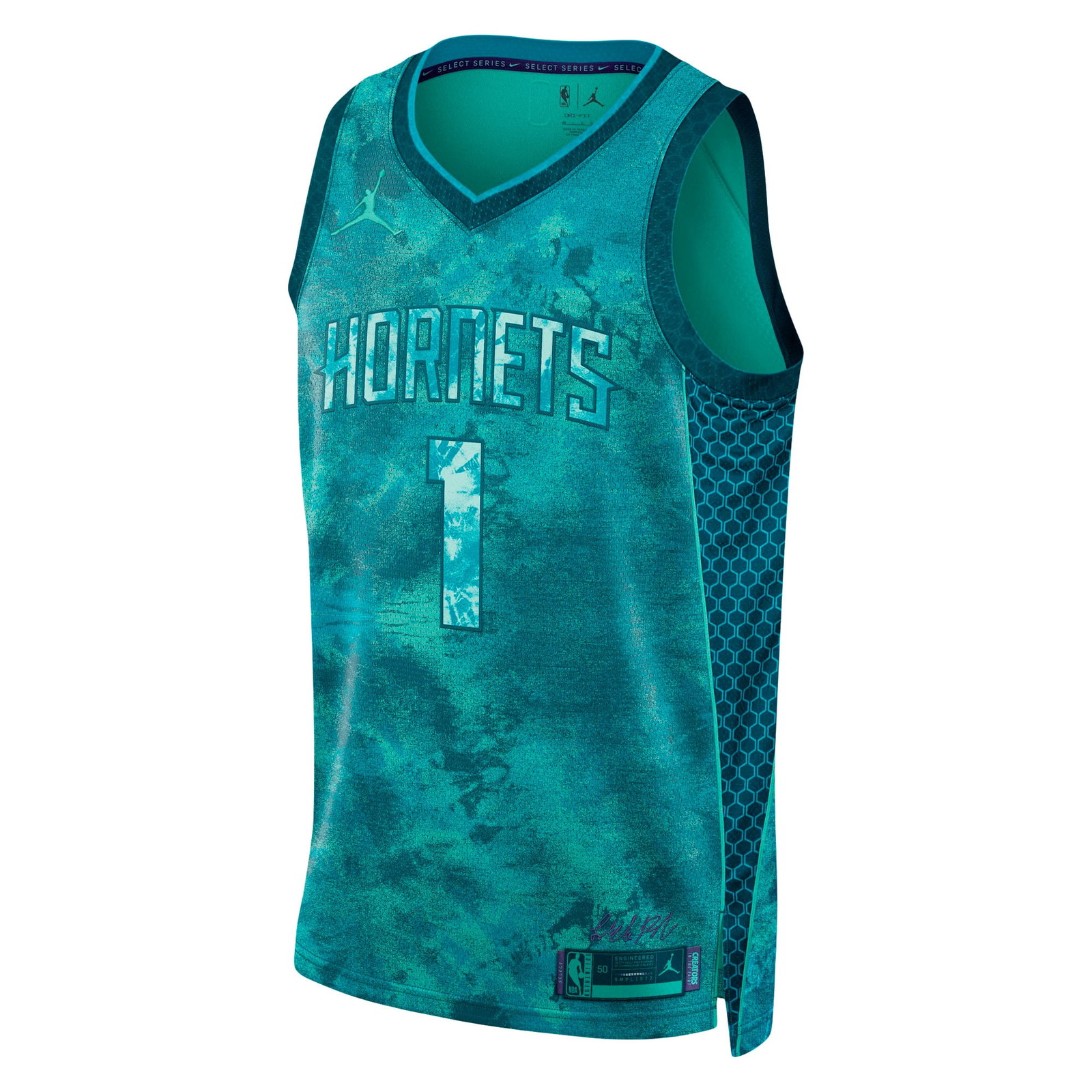 LaMelo Ball Charlotte Hornets Unisex Select Series Swingman Jersey Teal - front view