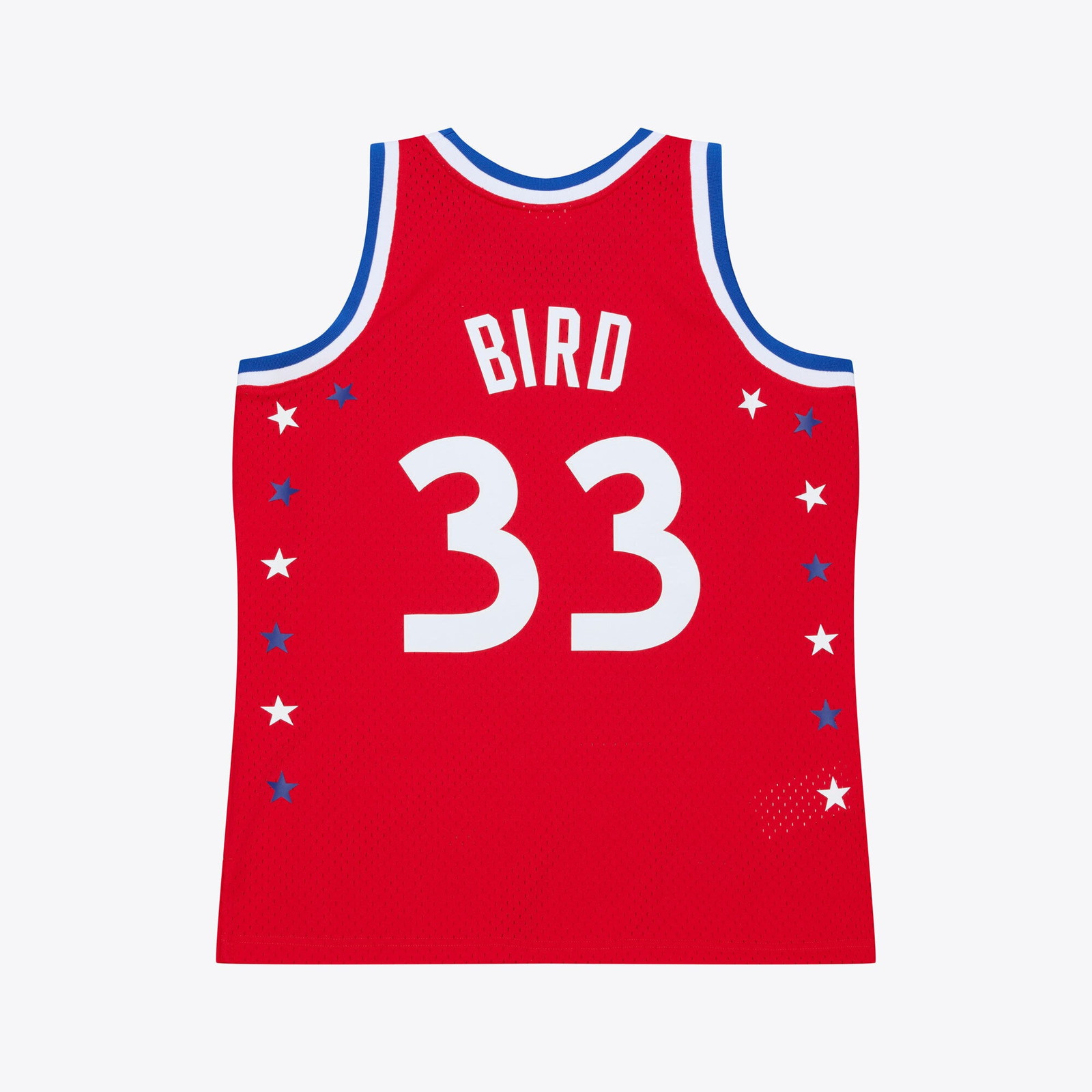 Larry Bird Eastern Conference 1983 All-Star Game Swingman Jersey Red - front view