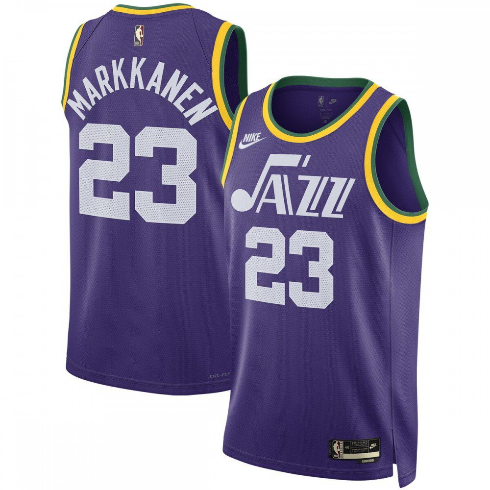 Lauri Markkanen Utah Jazz Unisex 2023/24 Swingman Fan Version Jersey Classic Edition - front view