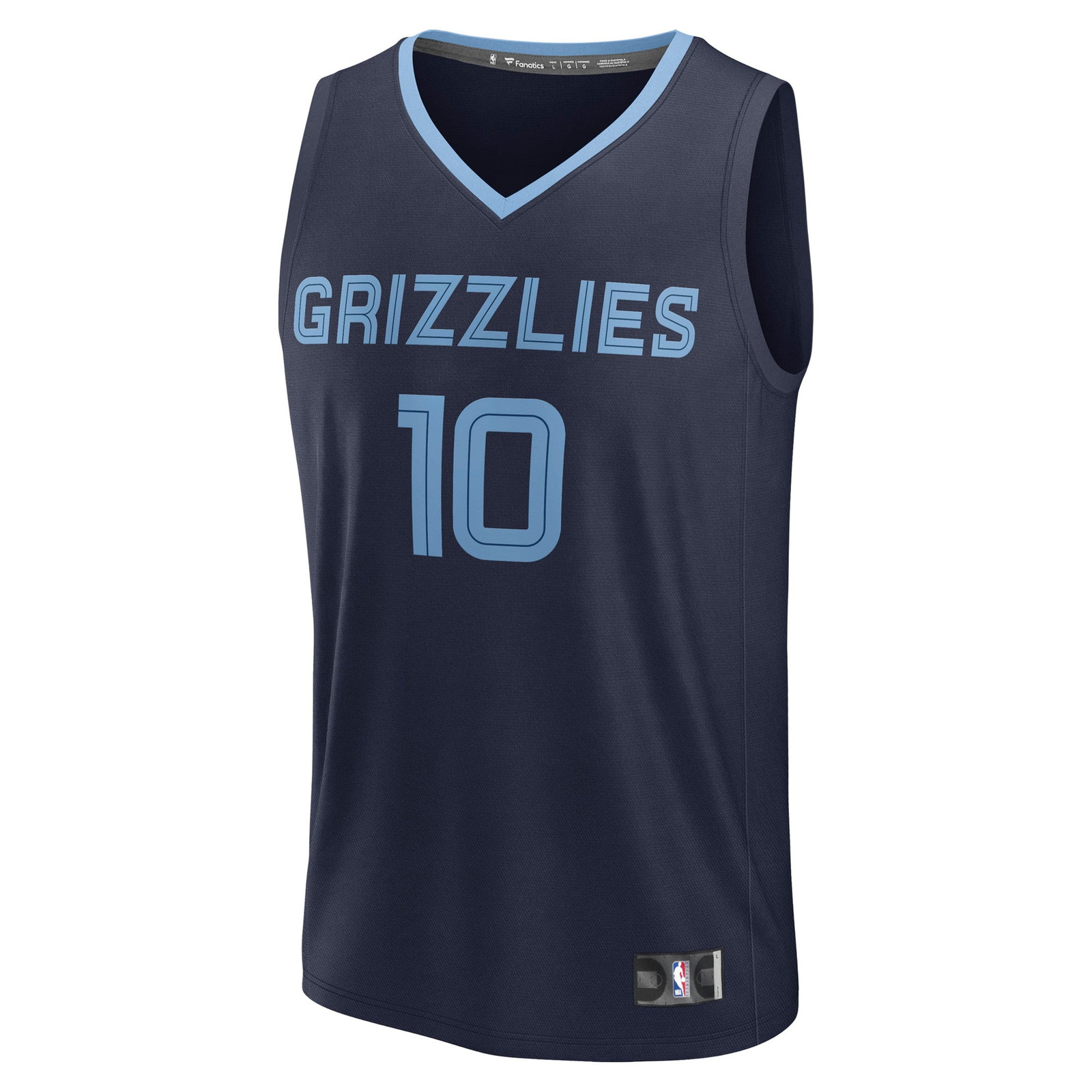 Luke Kennard Memphis Grizzlies Fast Break Fan Version Player Jersey Icon Edition Navy - front view