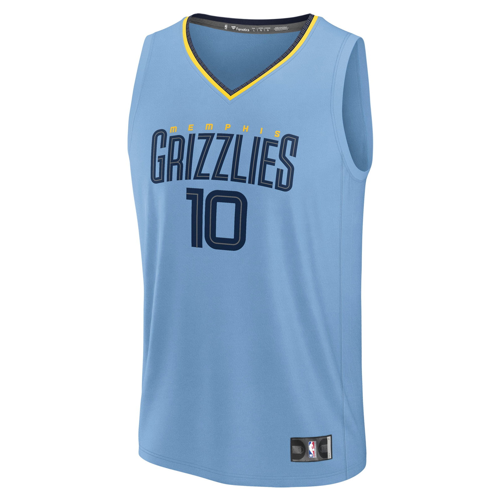 Luke Kennard Memphis Grizzlies Fast Break Fan Version Player Jersey Statement Edition - front view