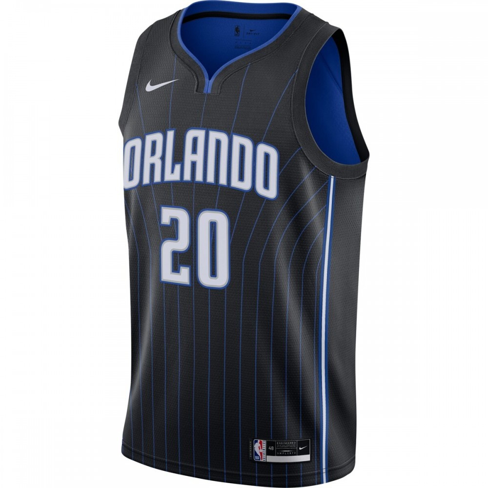 Markelle Fultz Orlando Magic 2020/21 Swingman Jersey Black Icon Edition - second front view