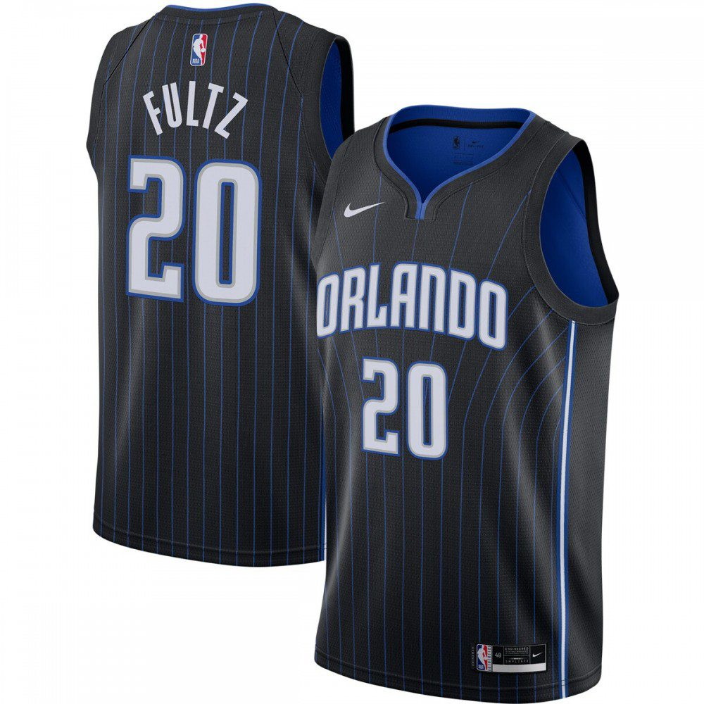 Markelle Fultz Orlando Magic 2020/21 Swingman Jersey Black Icon Edition - front view