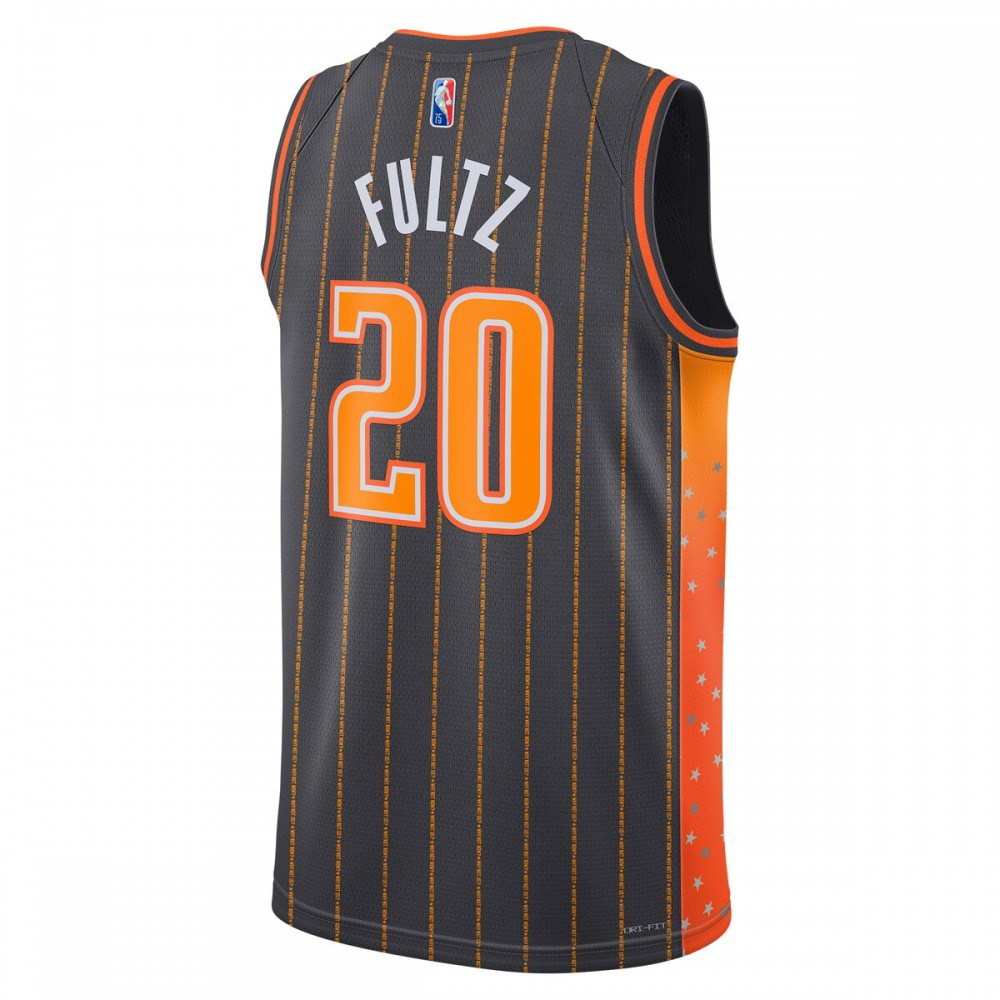 Markelle Fultz Orlando Magic 2021/22 Swingman Jersey City Edition Anthracite - back view