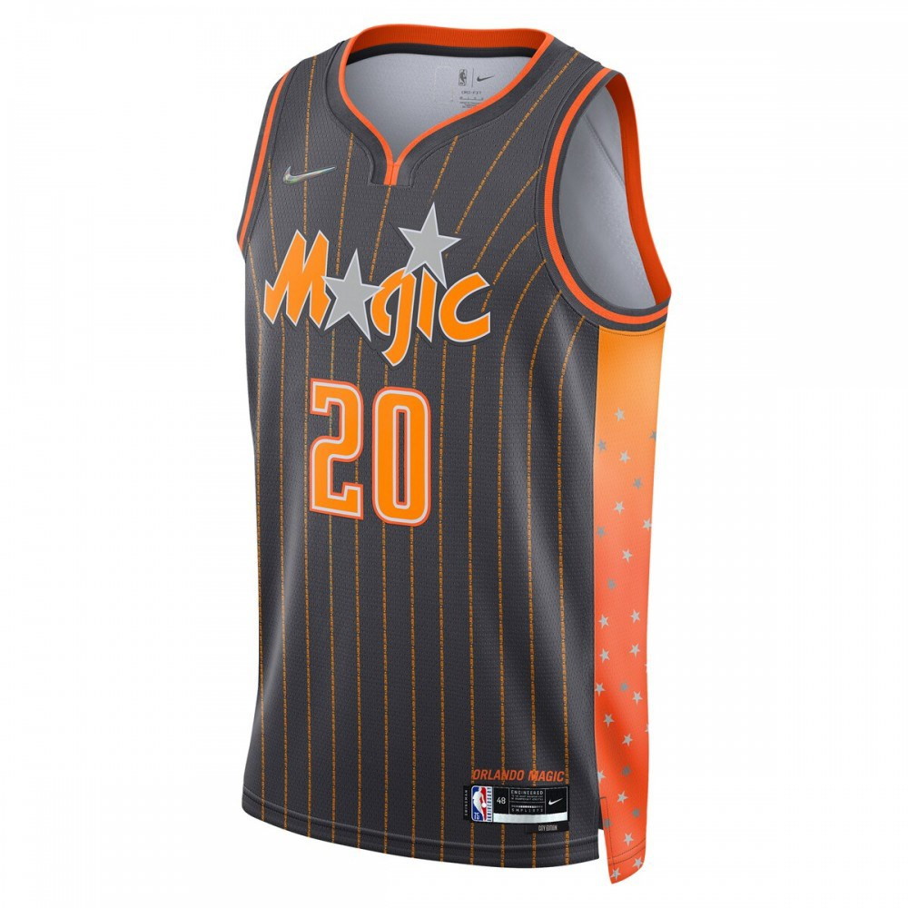 Markelle Fultz Orlando Magic 2021/22 Swingman Jersey City Edition Anthracite - second front view