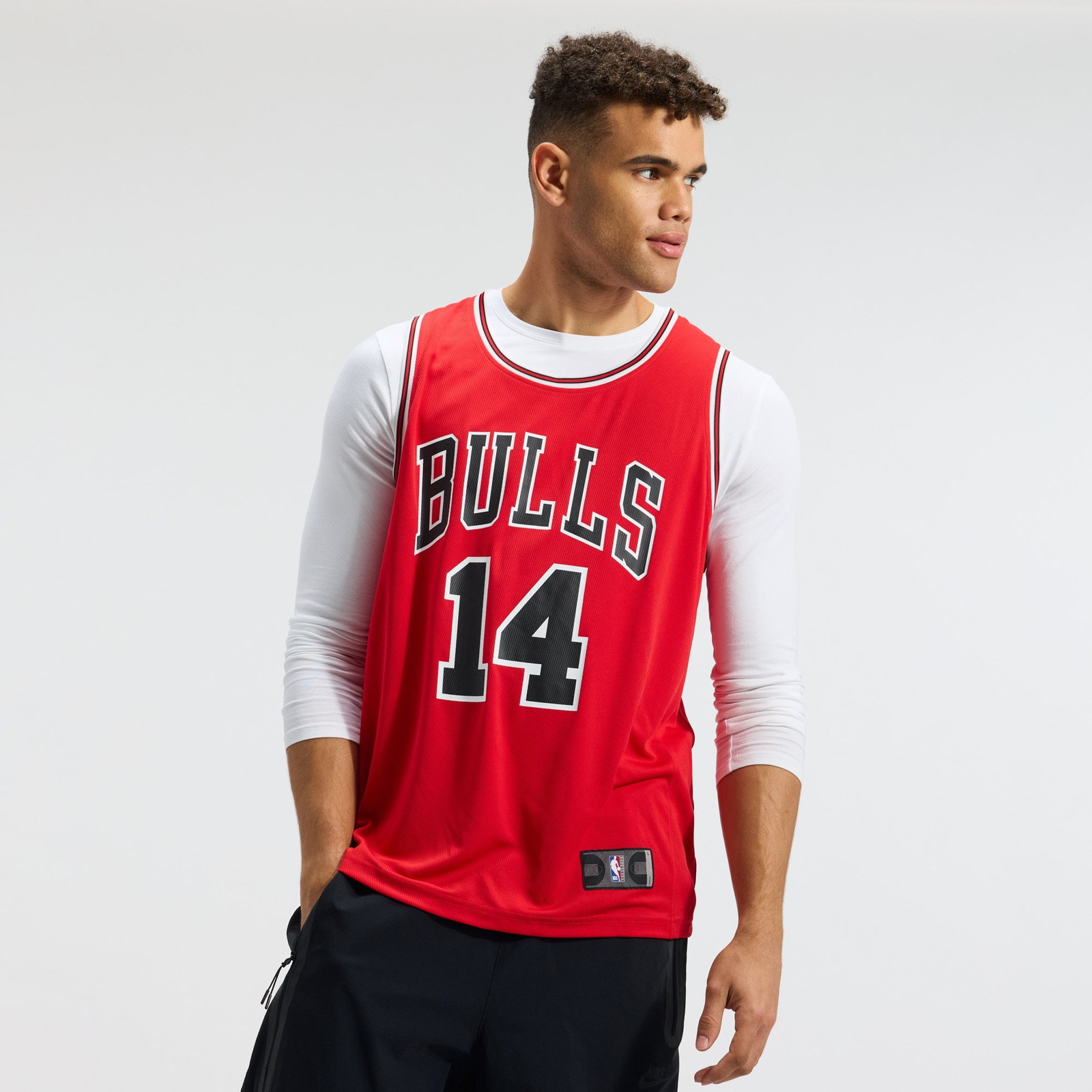 Matas Buzelis Chicago Bulls Fast Break Fan Version Player Jersey Icon Edition Red - front view