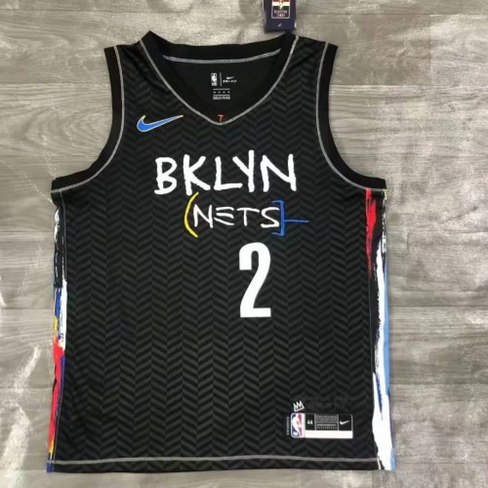 Men's Brooklyn Nets Blake Griffin #2 Black 2020/21 Swingman Jersey City Edition - second front view