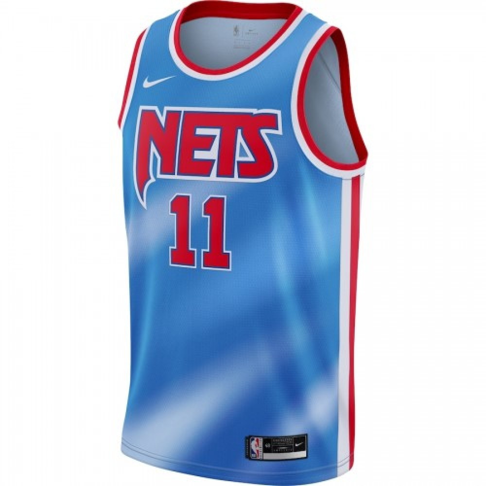 Men's Brooklyn Nets Kyrie Irving #11 Blue 2020/21 Swingman Jersey Classic - second front view