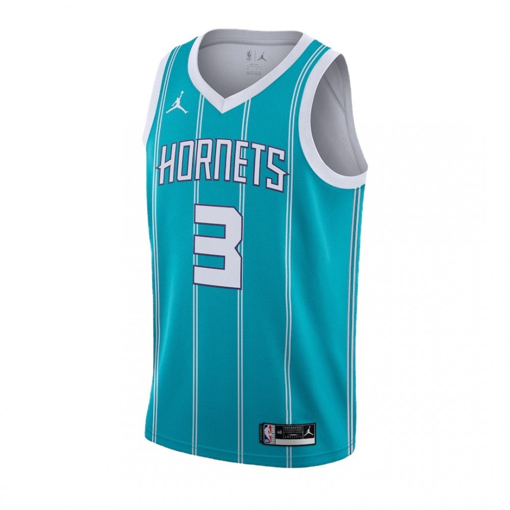 Men's Charlotte Hornets Terry Rozier #3 Blue Swingman NBA Jersey Association - second front view