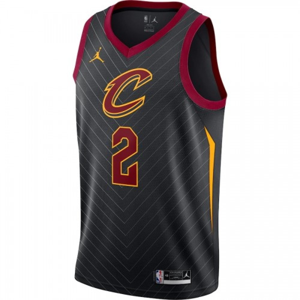 Men's Cleveland Cavaliers Collin Sexton #2 Black 2020/21 Swingman Jersey - second front view
