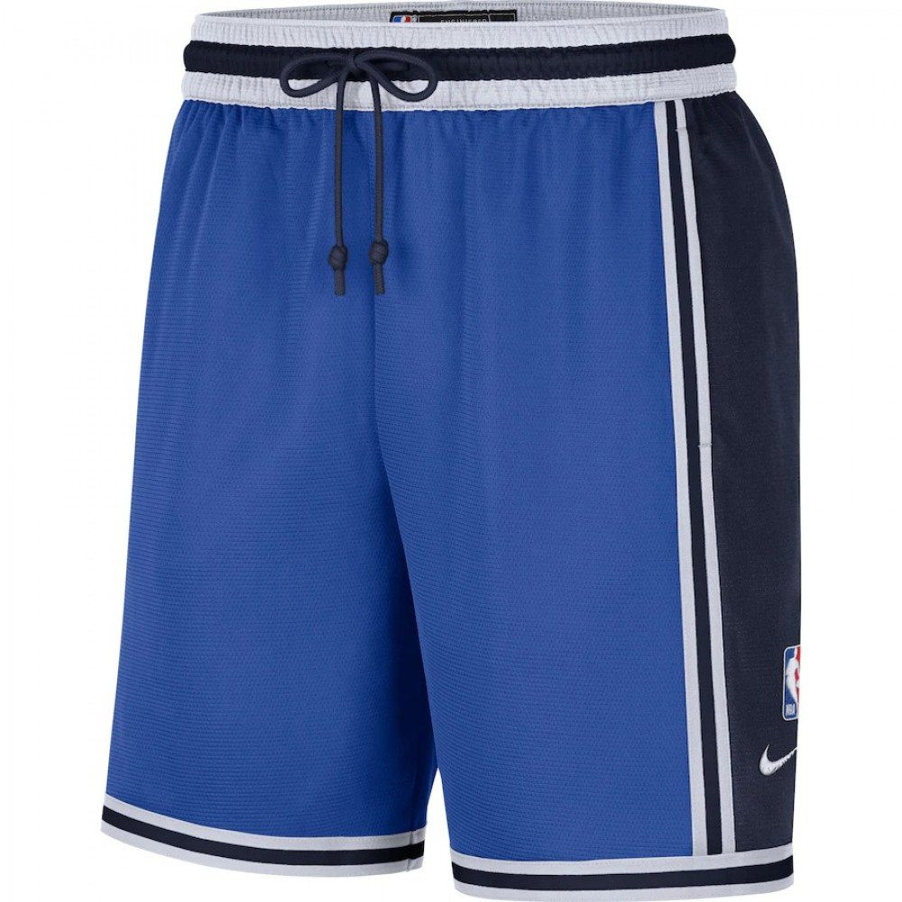 Men's Dallas Mavericks Pre-Game Performance Shorts Royal/White - second front view