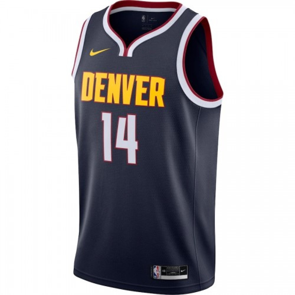 Men's Denver Nuggets Gary Harris #14 Navy 2020/21 Swingman Jersey Icon Edition - second front view