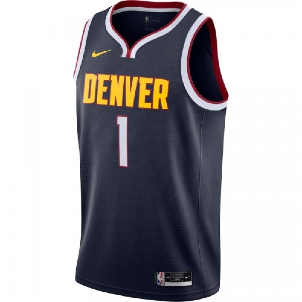 Men's Denver Nuggets Michael Porter Jr. #1 Navy 2020/21 Swingman Jersey – Icon - second front view