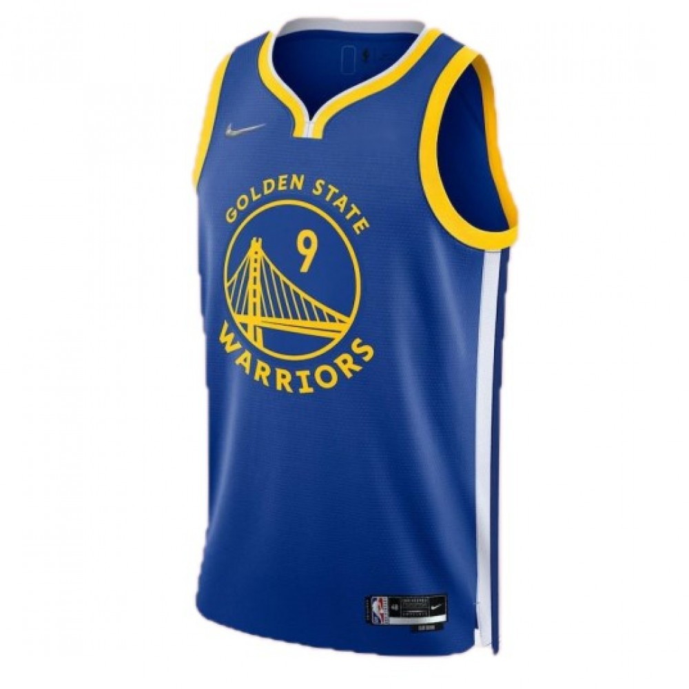 Men's Golden State Warriors Andre Iguodala #9 Royal 2021/22 Swingman Jersey Icon Edition - back view