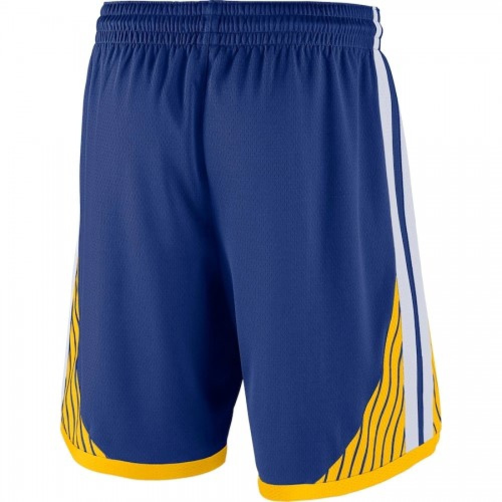 Men's Golden State Warriors Blue NBA Swingman Shorts Icon Edition - back view