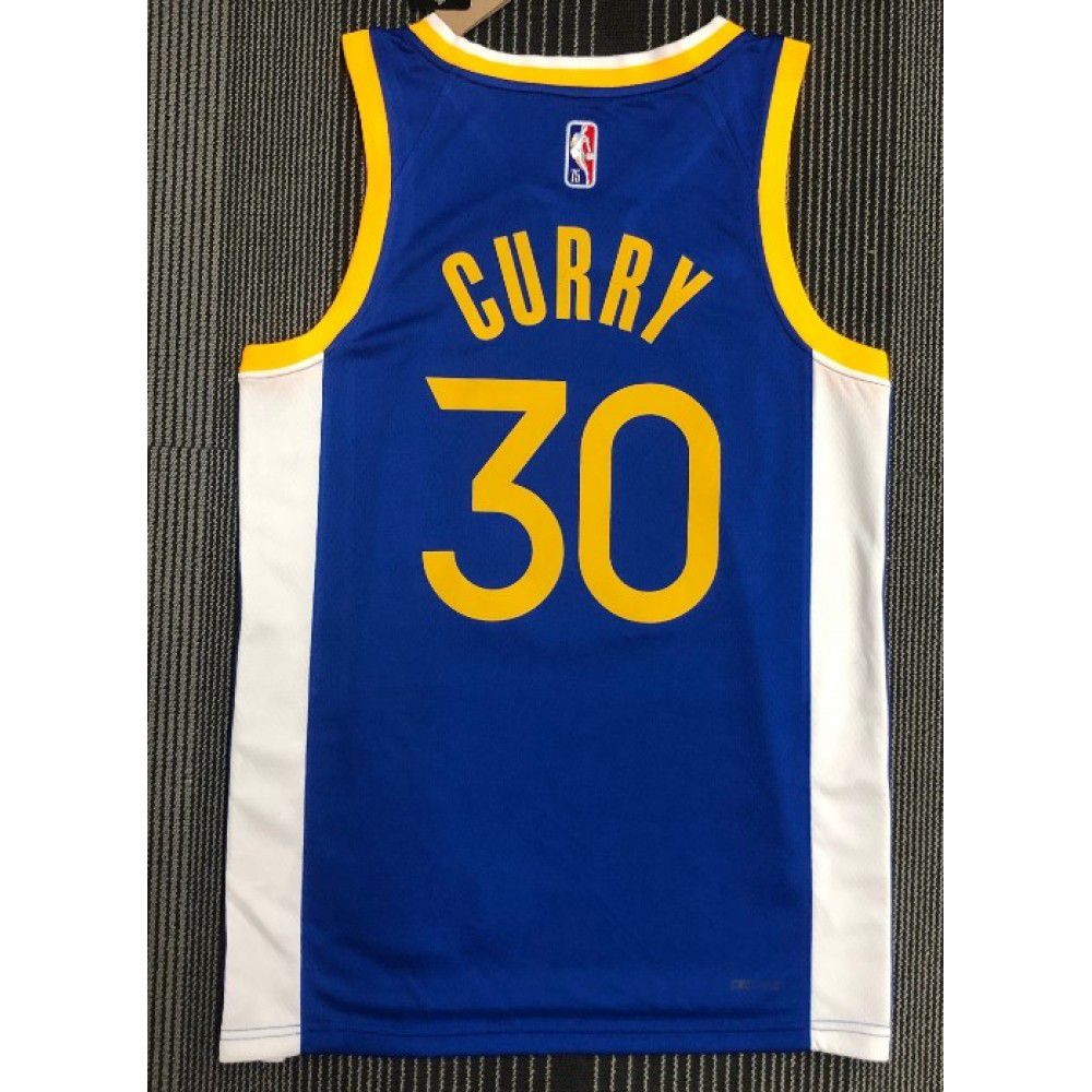 Men's Golden State Warriors Stephen Curry #30 Royal 21/22 Swingman Jersey -Icon - second front view