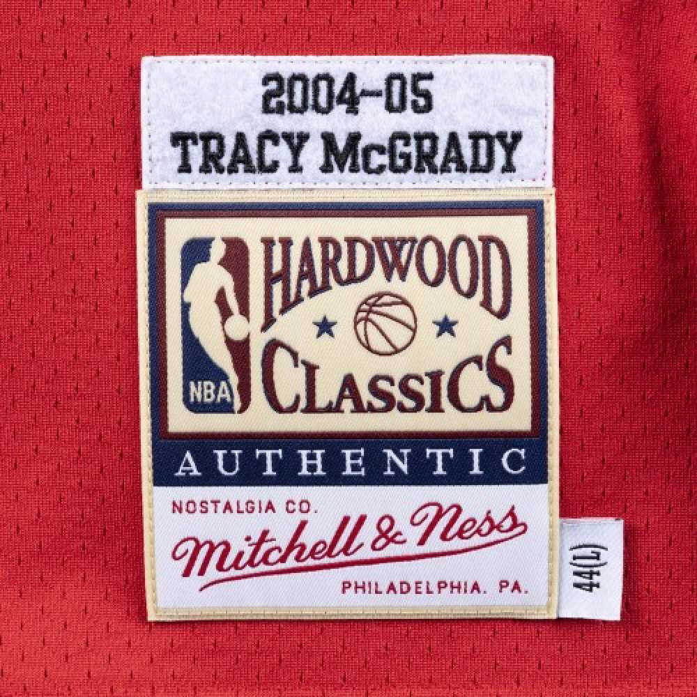 Men's Houston Rockets Tracy McGrady #1 Throwback Red 04-05 Hardwood Classics - second front view