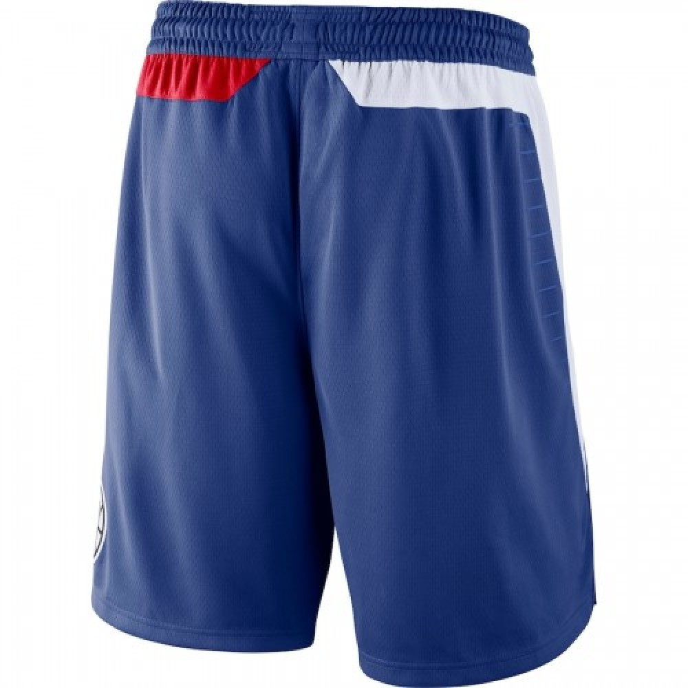 Men's LA Clippers Blue 2019/20 Swingman Shorts Icon Edition - back view