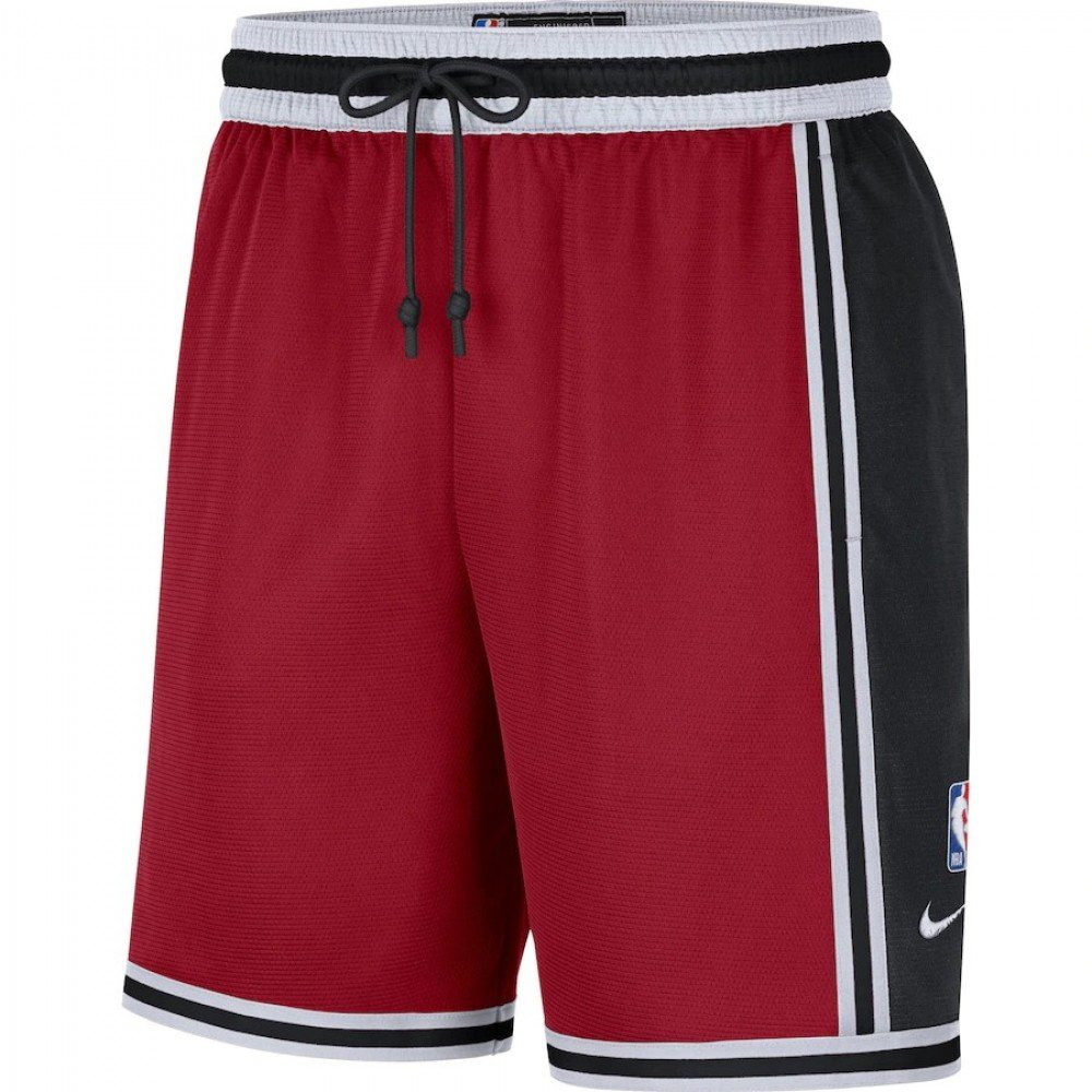 Men's Miami Heat Pre-Game Performance Shorts Red/Black - second front view