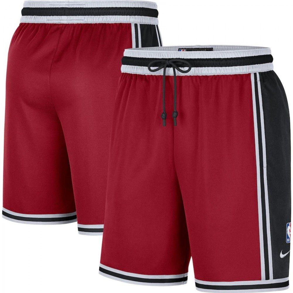 Men's Miami Heat Pre-Game Performance Shorts Red/Black - front view