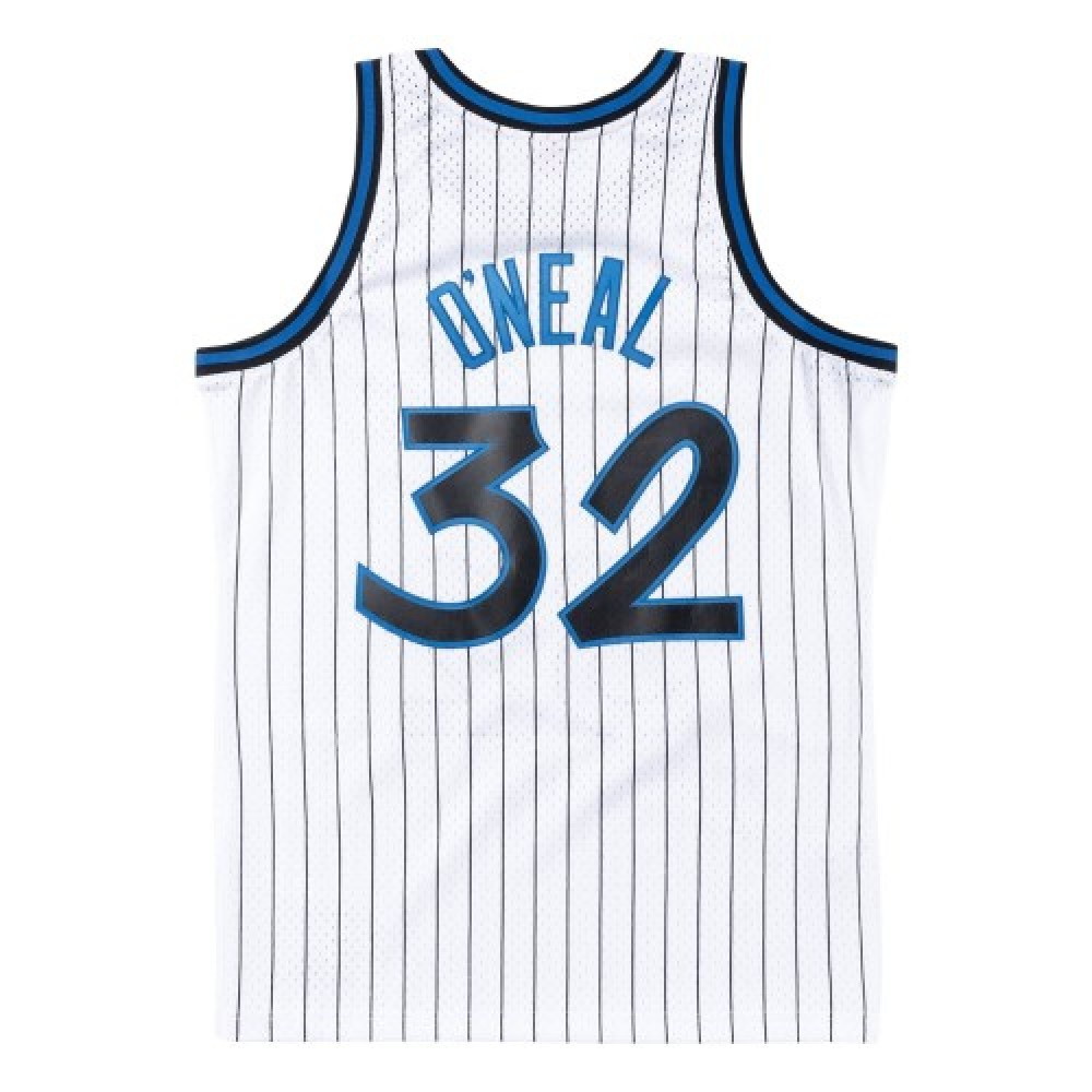Men's Orlando Magic Shaquille O'Neal #32 Throwback White 93-94 Hardwood - second front view