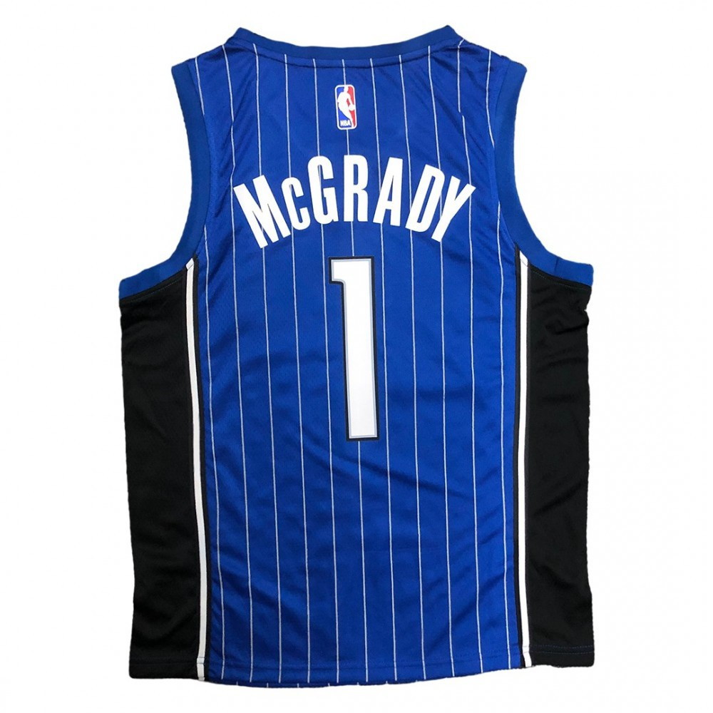 Men's Orlando Magic Tracy McGrady #1 Royal 2020/21 Swingman NBA Jersey Icon - second front view