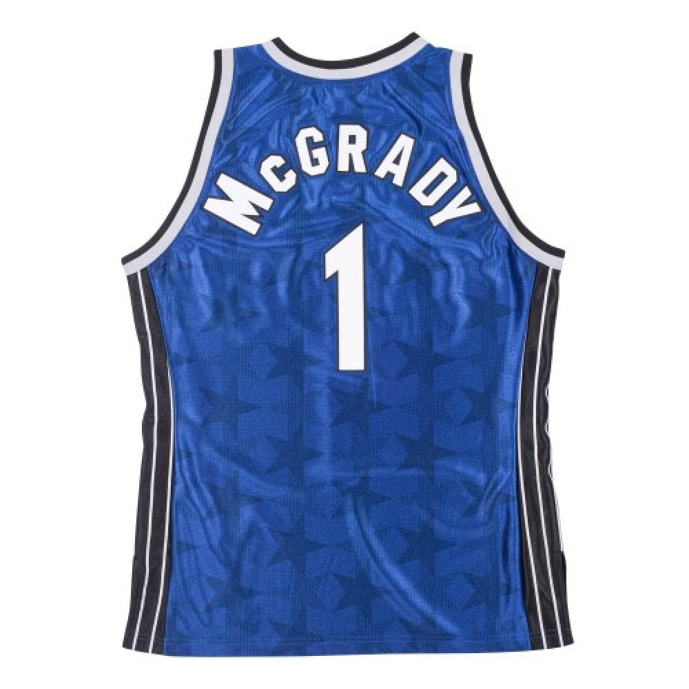 Men's Orlando Magic Tracy McGrady #1 Throwback Blue 00-01 Hardwood Classics - second front view