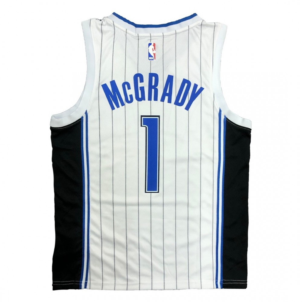 Men's Orlando Magic Tracy McGrady #1 White 2020/21 Swingman NBA Jersey - second front view