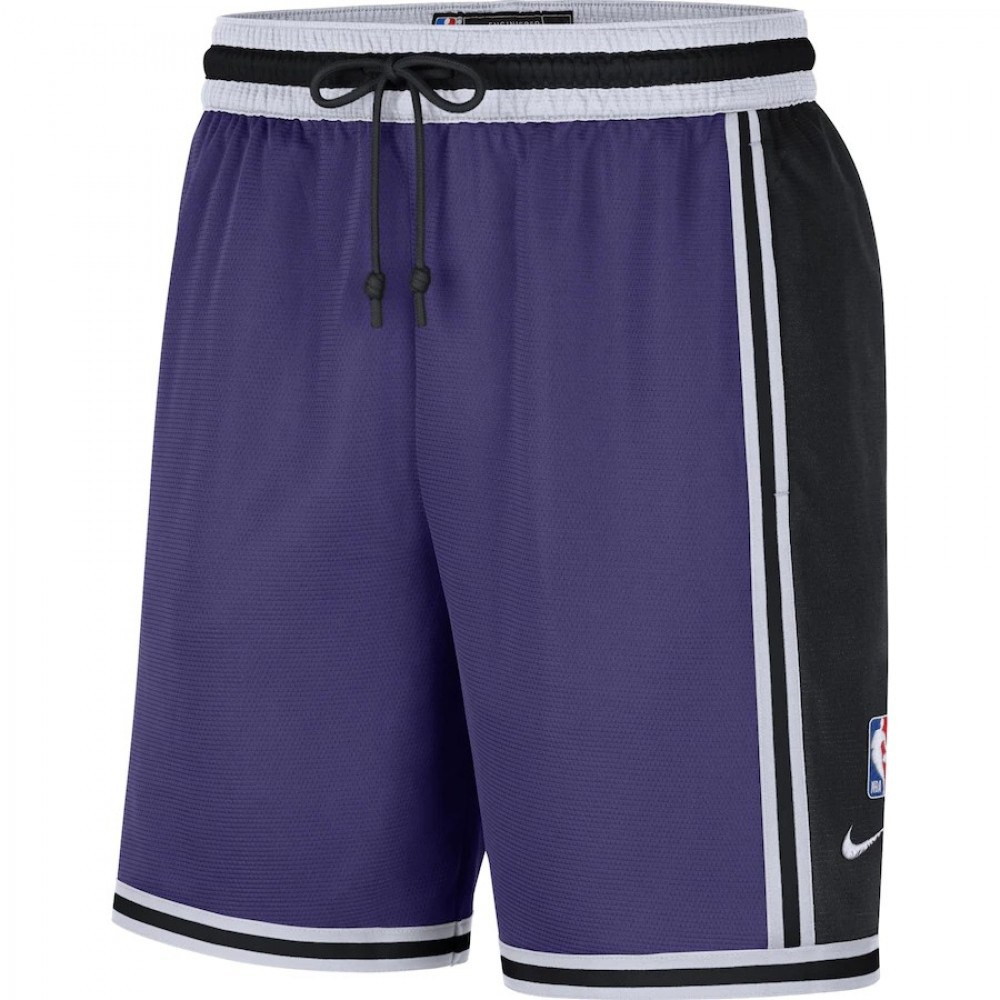 Men's Phoenix Suns Pre-Game Performance Shorts Purple/Black - second front view