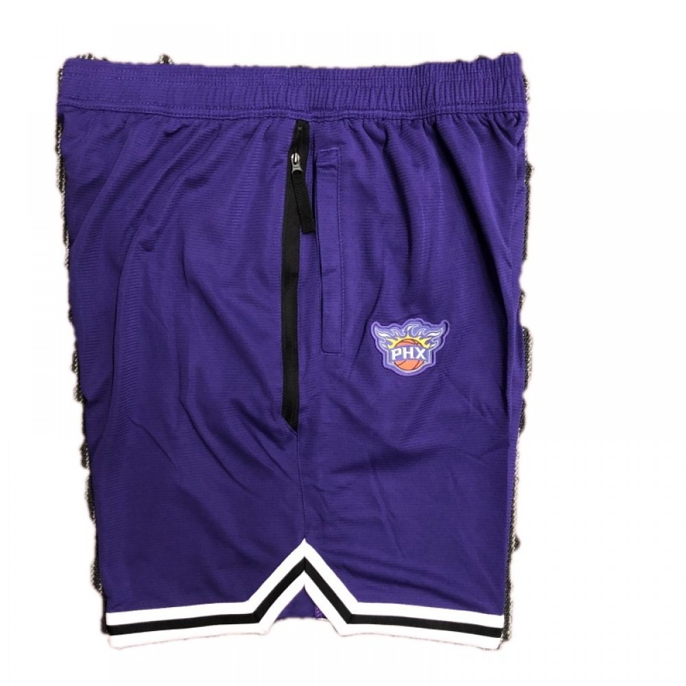 Men's Phoenix Suns Training Shorts Purple - front view