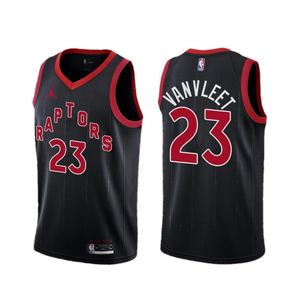Men's Toronto Raptors Fred VanVleet #23 Blue 2021 Swingman NBA Jersey Statement Edition - front view