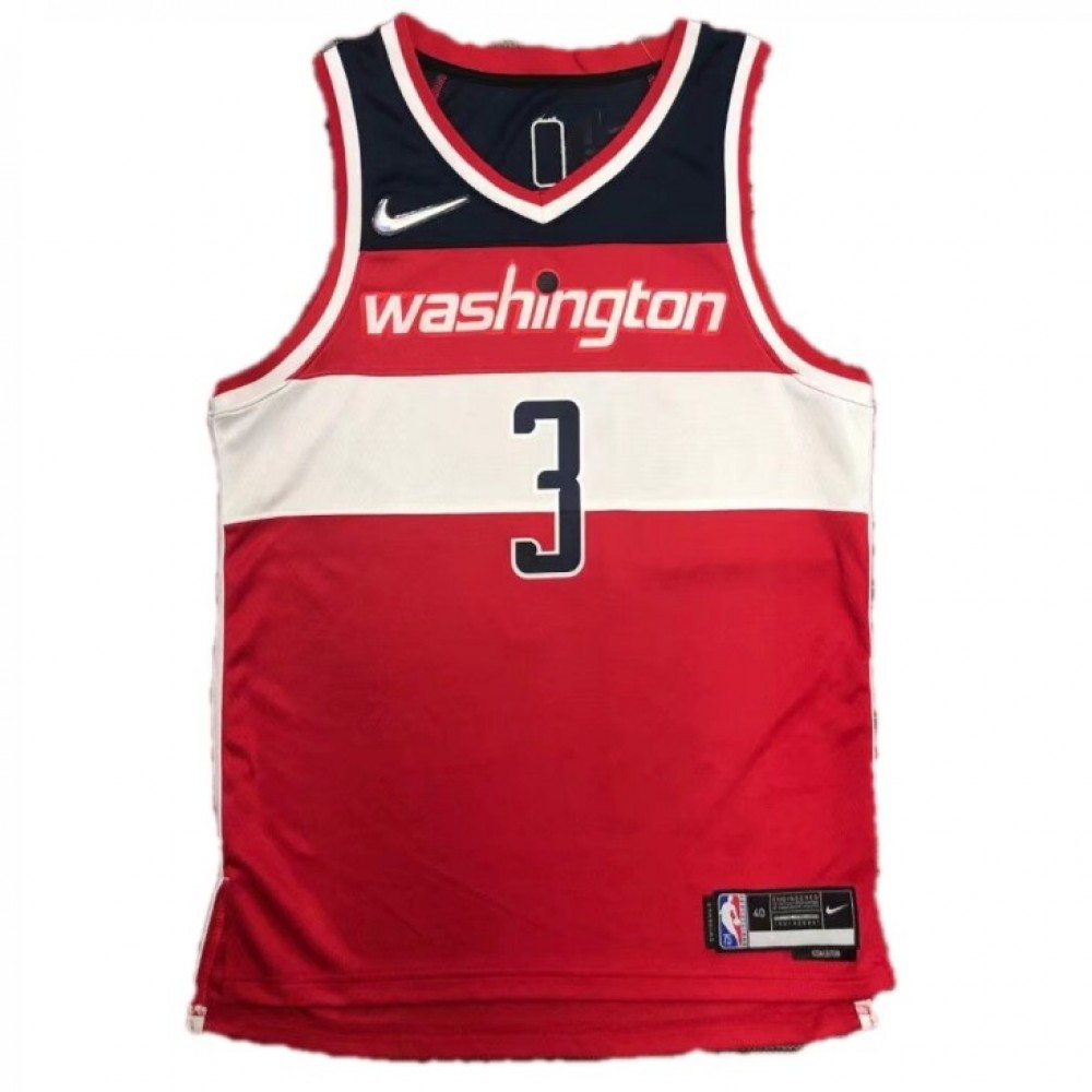 Men's Washington Wizards Bradley Beal #3 Red 2021/22 Swingman NBA Jersey Icon Edition - front view