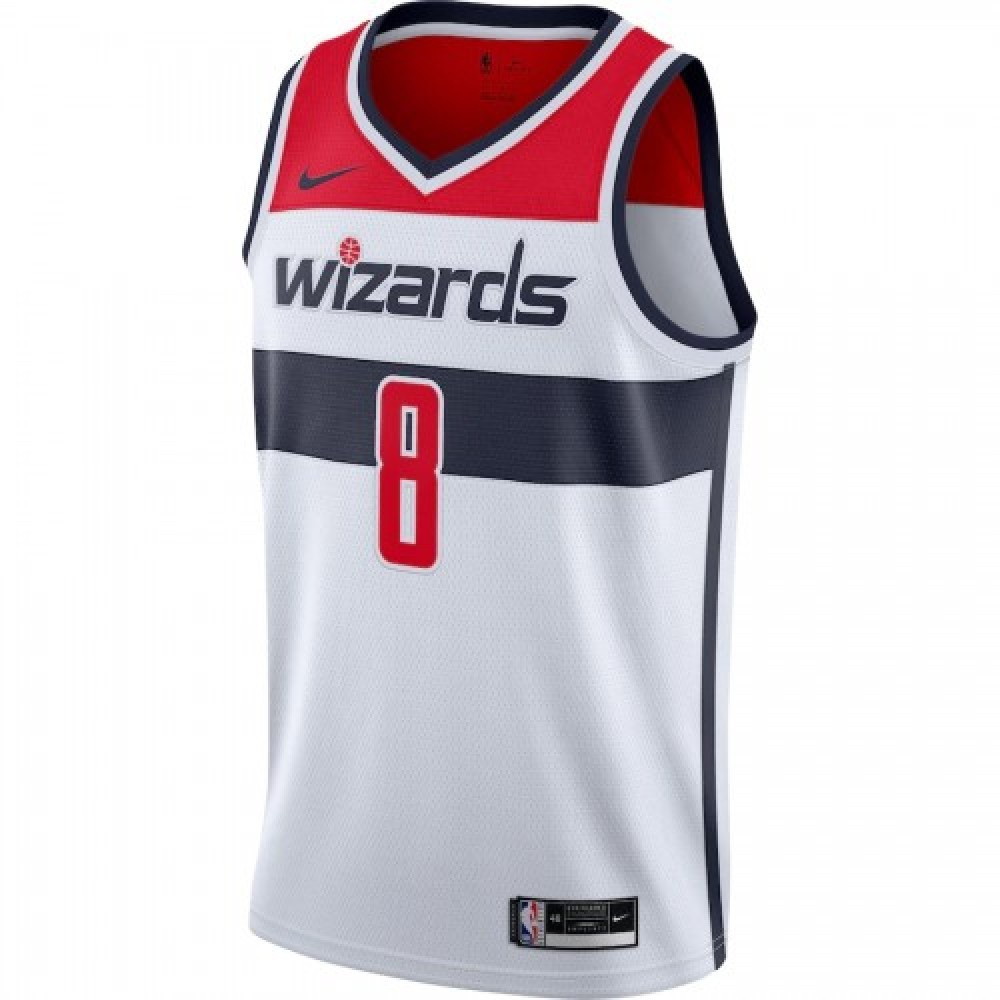 Men's Washington Wizards Rui Hachimura #8 White 2020/21 Swingman Jersey - second front view