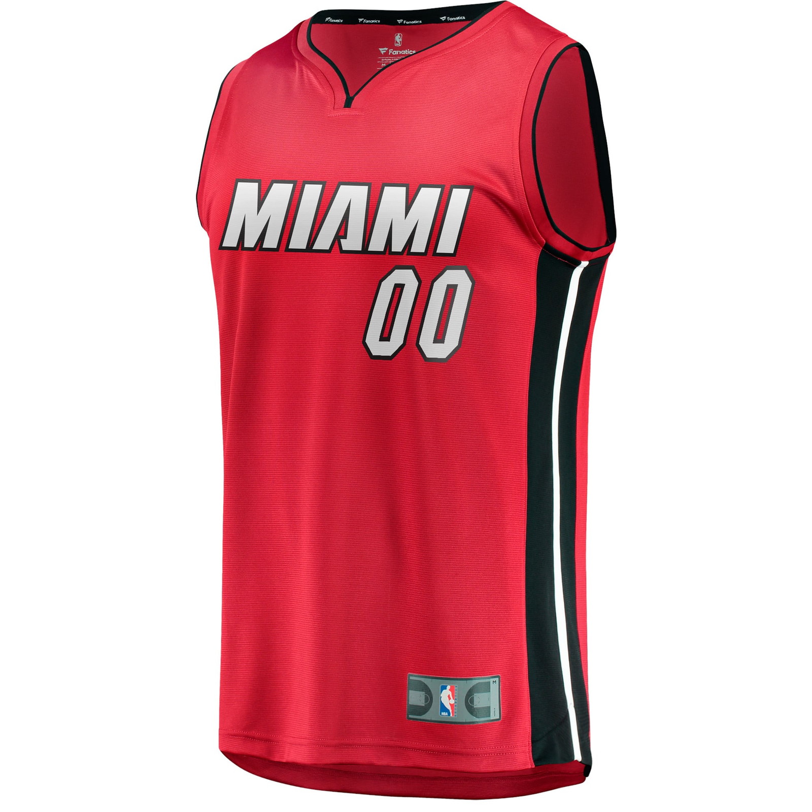 Miami Heat Fast Break Custom Jersey Red Statement Edition - front view