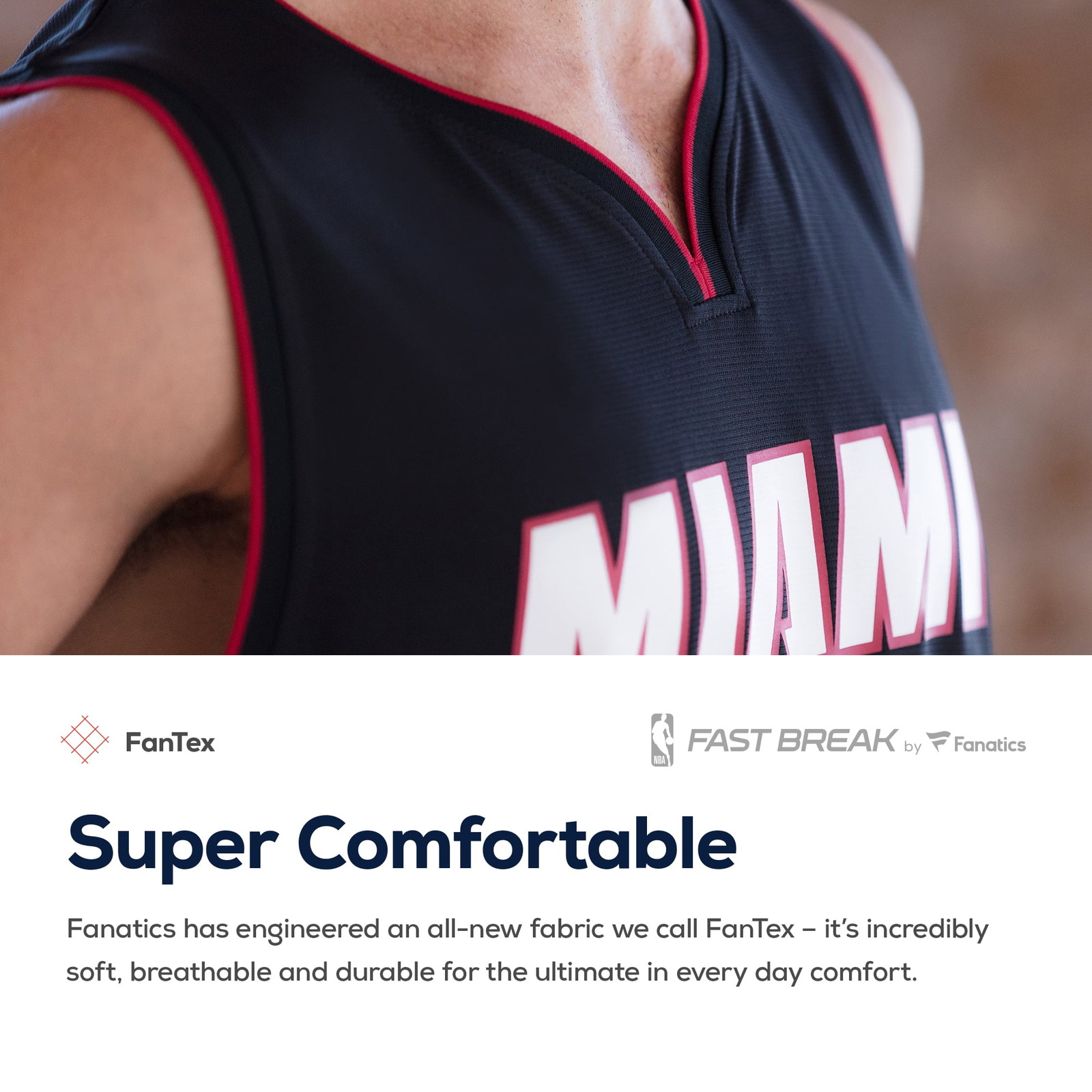 Miami Heat Women's Fast Break Fan Version Custom Jersey Wine Statement Edition - close-up detail 2