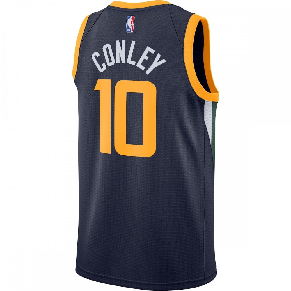 Mike Conley Utah Jazz 2020/21 Swingman Jersey Navy Icon Edition - back view