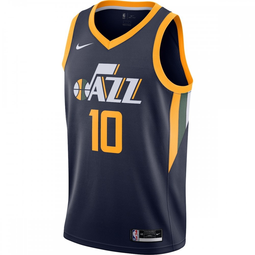Mike Conley Utah Jazz 2020/21 Swingman Jersey Navy Icon Edition - second front view