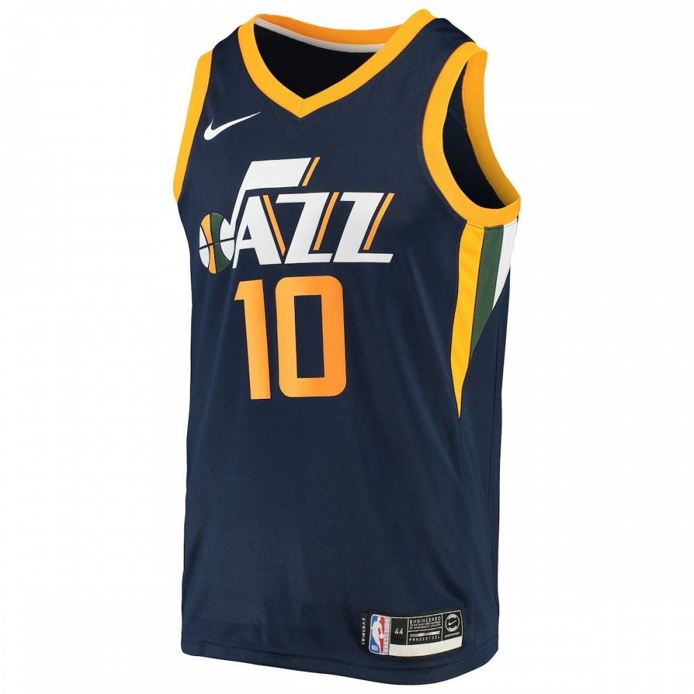 Mike Conley Utah Jazz Swingman Jersey Icon Edition Navy - second front view