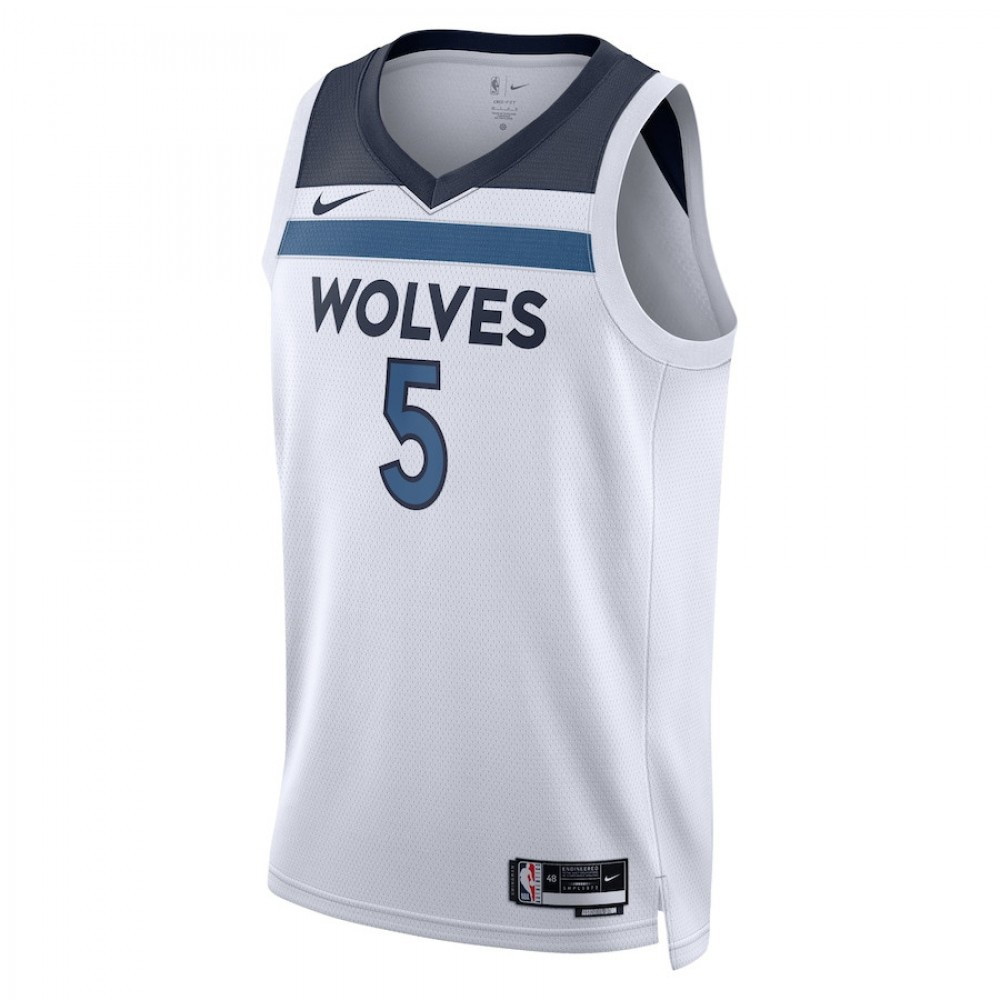 Minnesota Timberwolves Association Edition Swingman Jersey White Anthony - second front view
