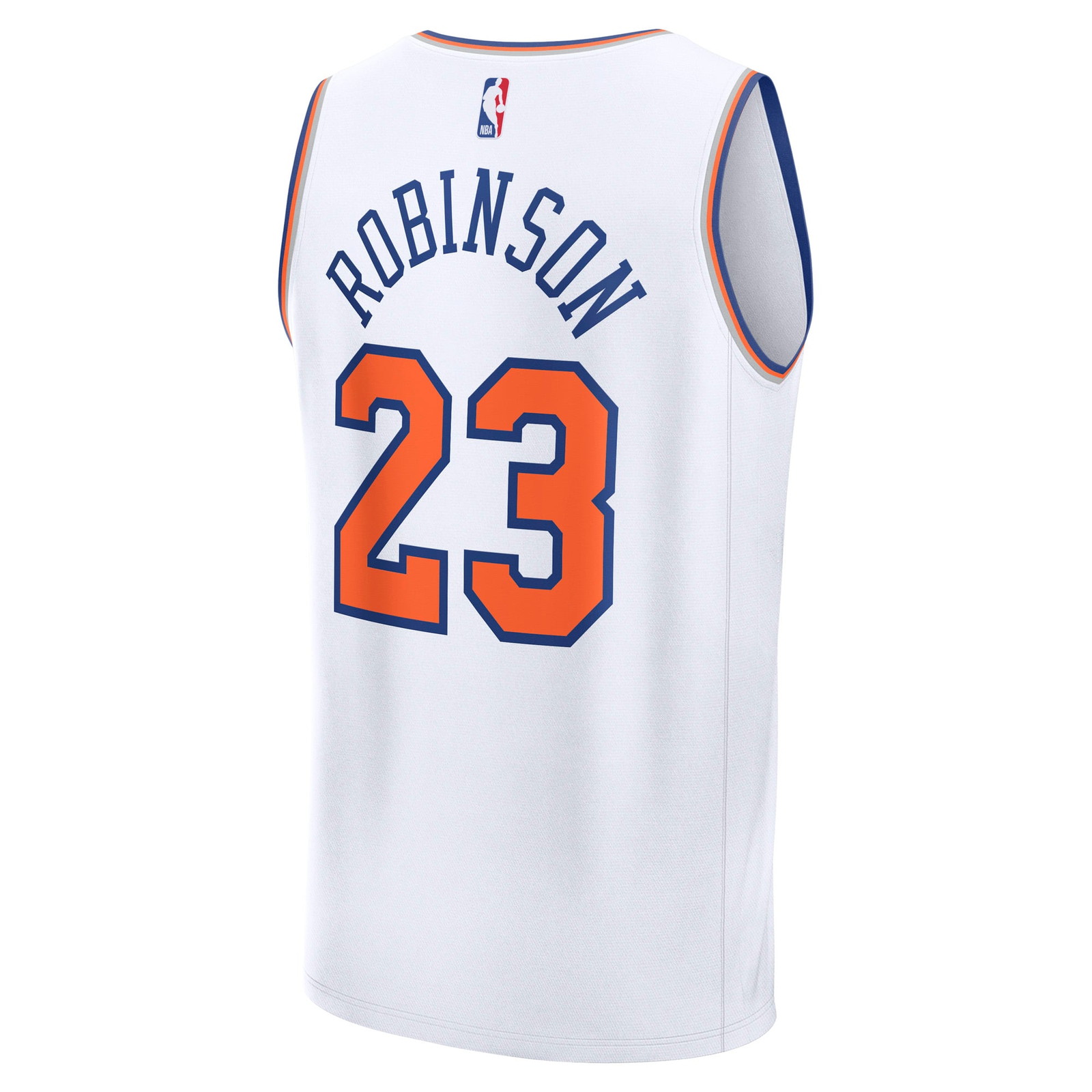 Mitchell Robinson New York Knicks Fast Break Fan Version Player Jersey Association - back view