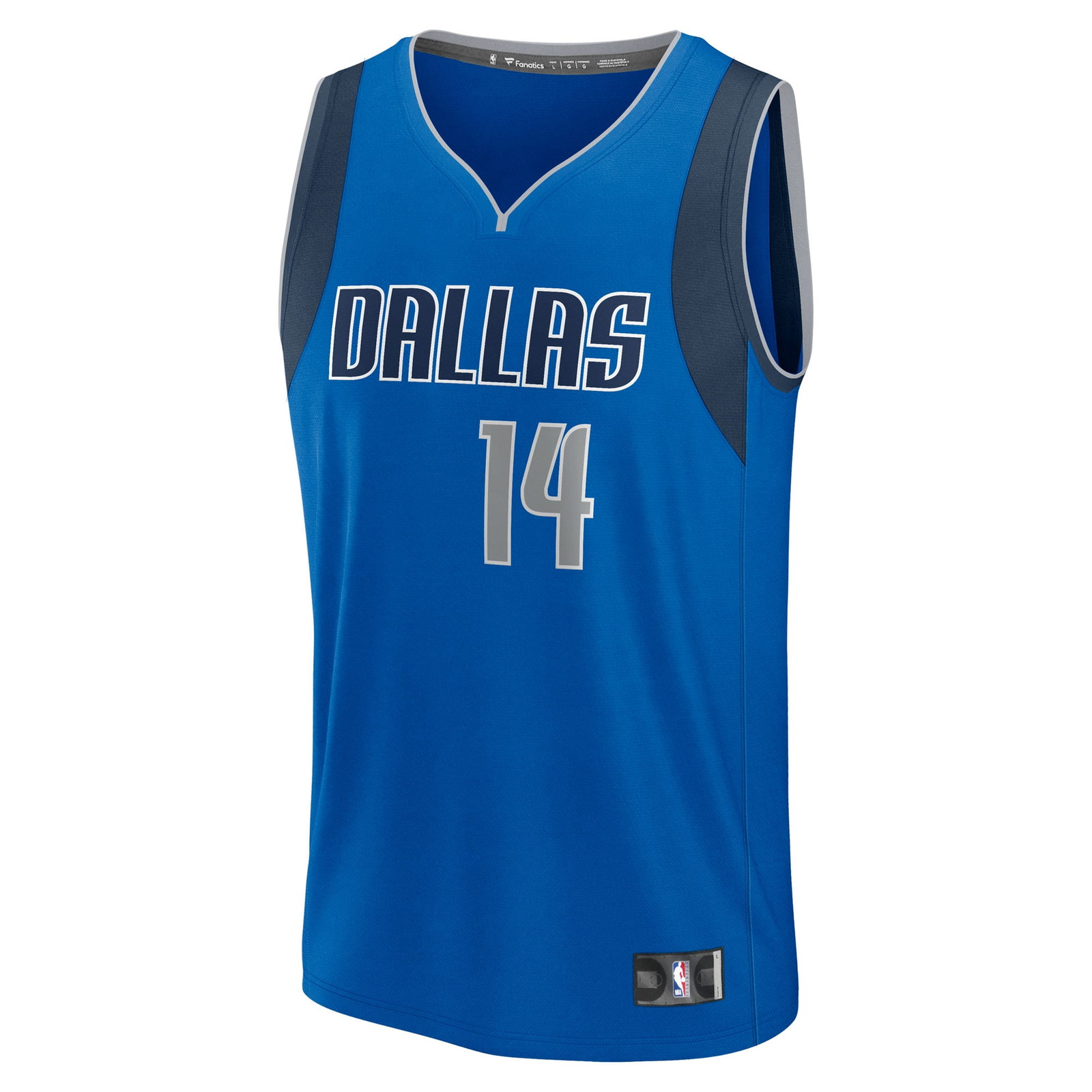 Morez Johnson Jr. Dallas Mavericks 2026 NBA Draft First Round Pick Fast Break Jersey - front view