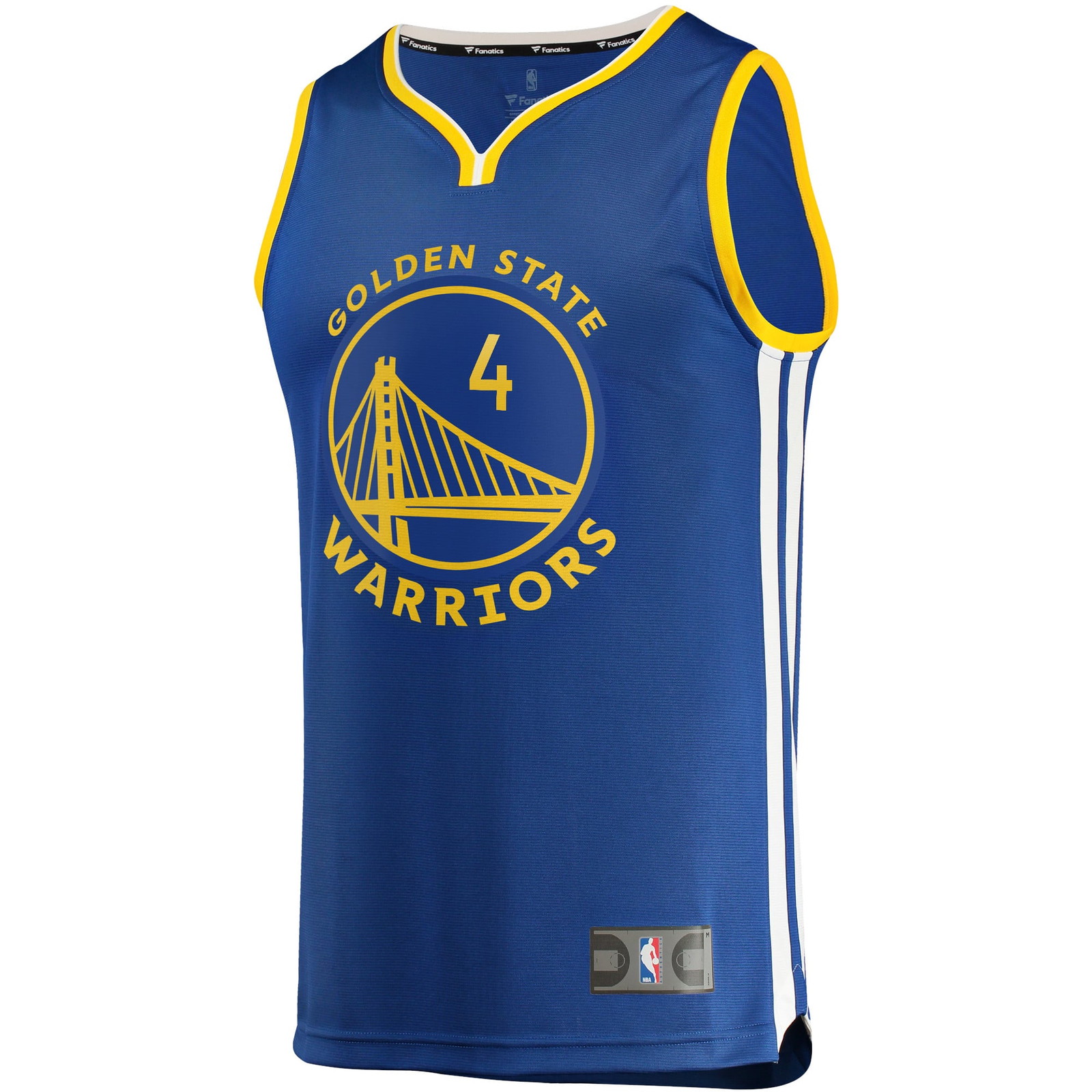 Moses Moody Golden State Warriors Fast Break Fan Version Jersey Icon Edition Royal - front view