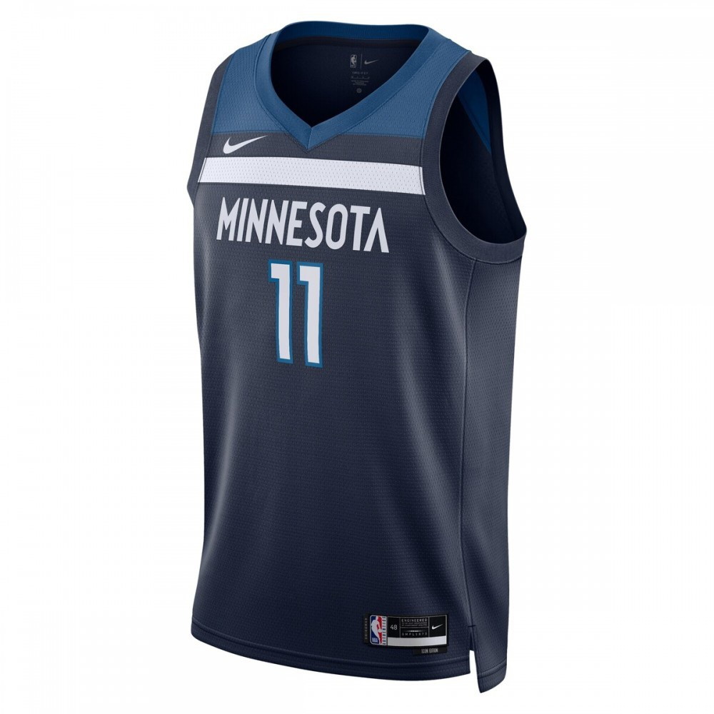 Naz Reid Minnesota Timberwolves Unisex Swingman Jersey Icon Edition Navy - second front view