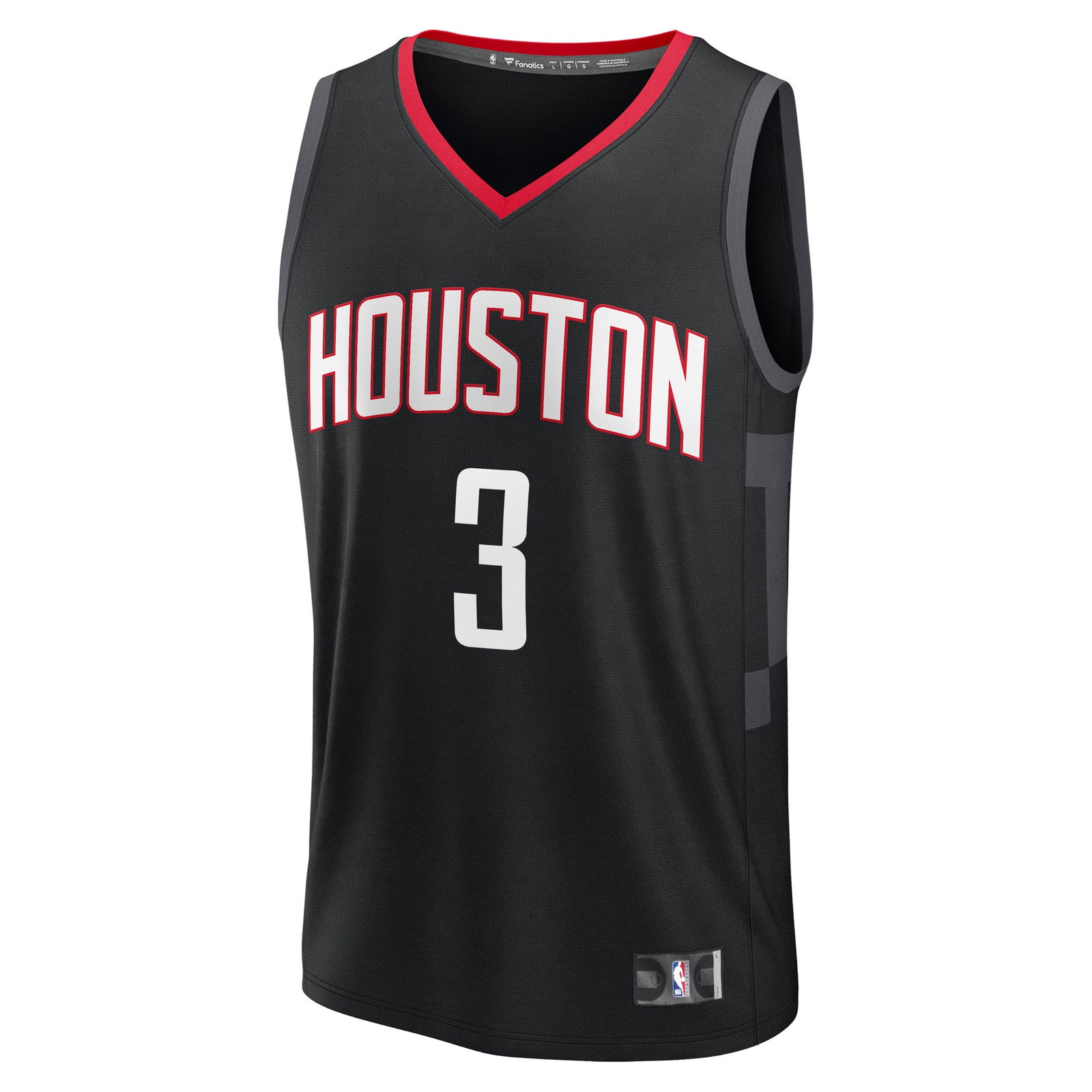 N'Faly Dante Houston Rockets Fast Break Fan Version Player Jersey Statement Edition - front view