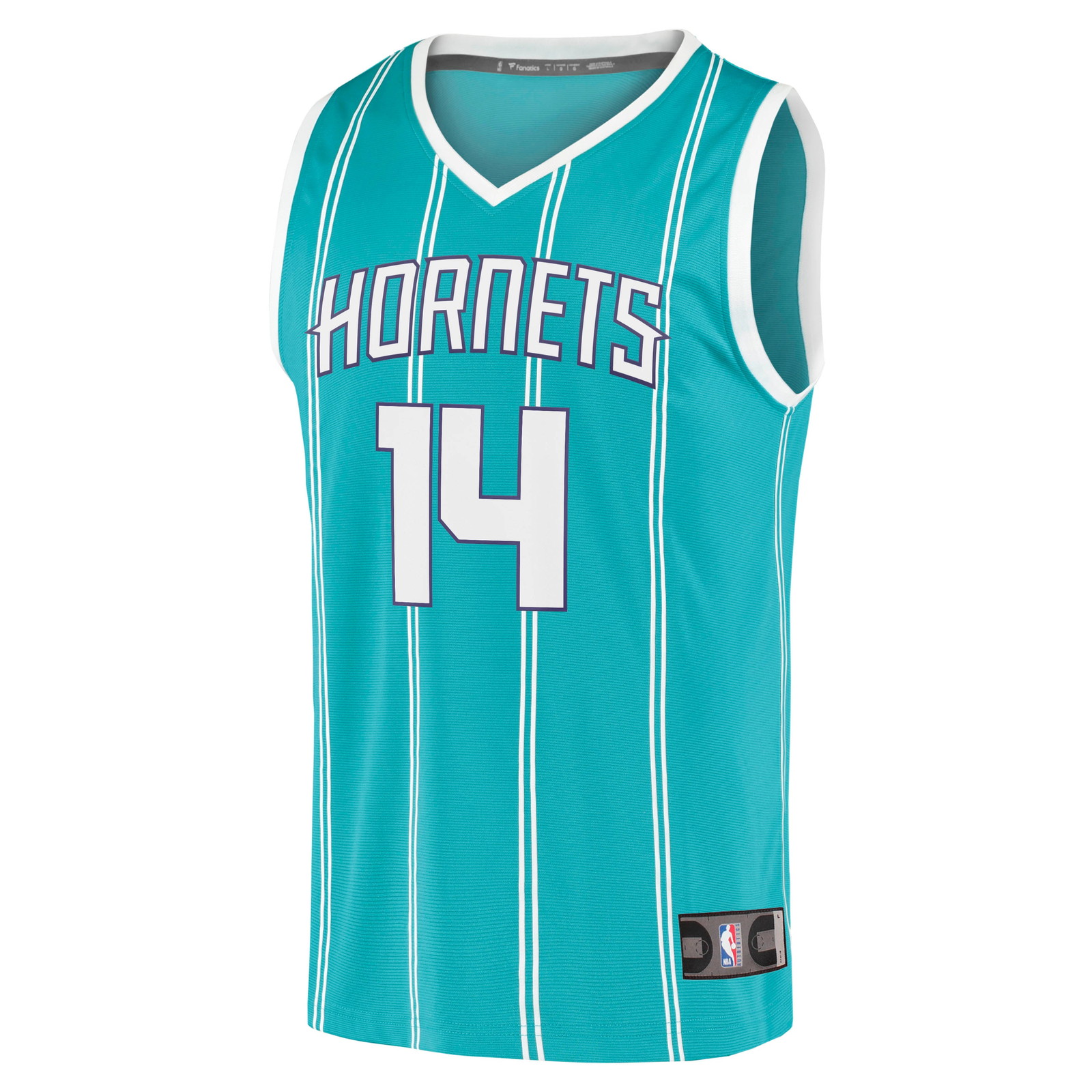 Nick Richards Charlotte Hornets Fast Break Fan Version Jersey Icon Edition Teal - front view