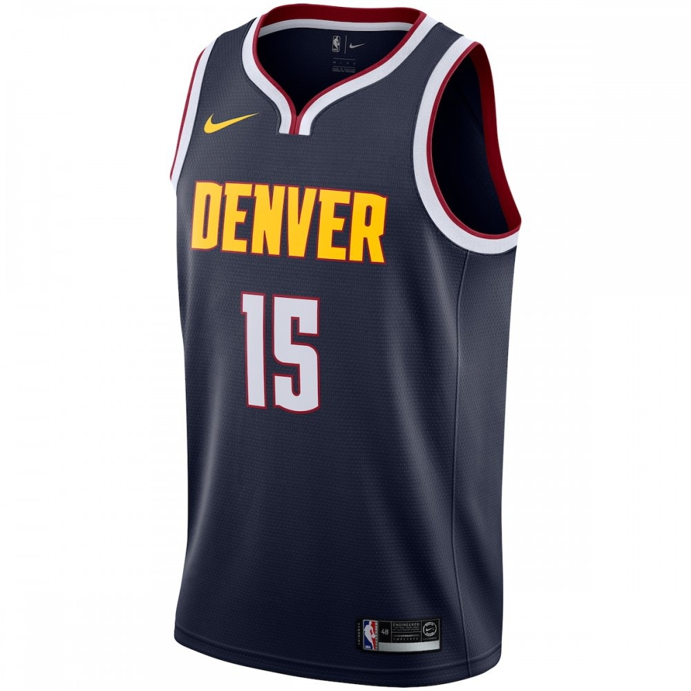Nikola Jokić Denver Nuggets Fan Version Swingman Jersey Icon Edition Navy - front view