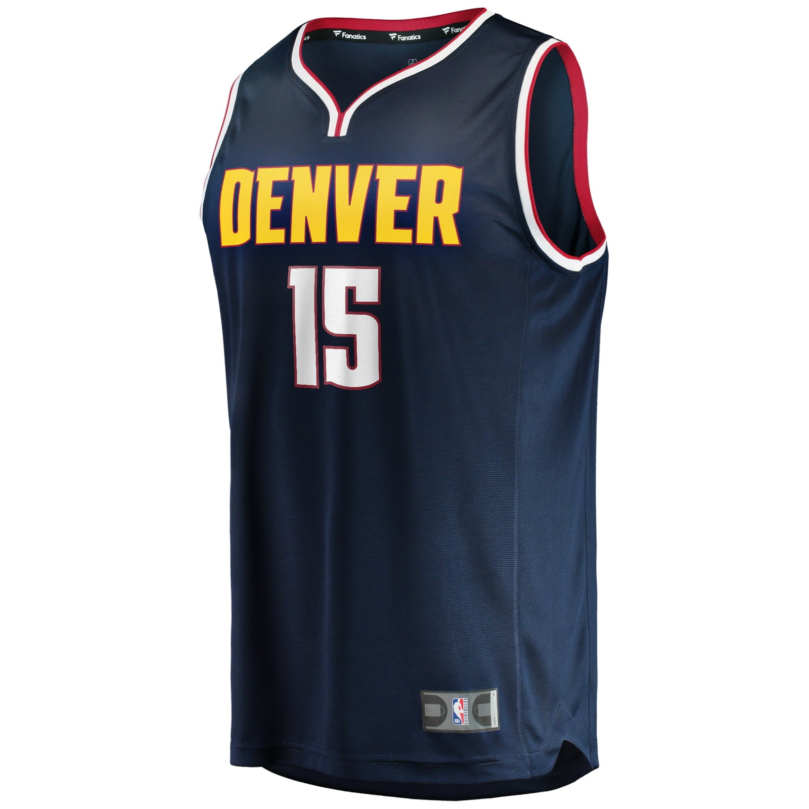 Nikola Jokić Denver Nuggets Fast Break Player Jersey Icon Edition Navy - front view