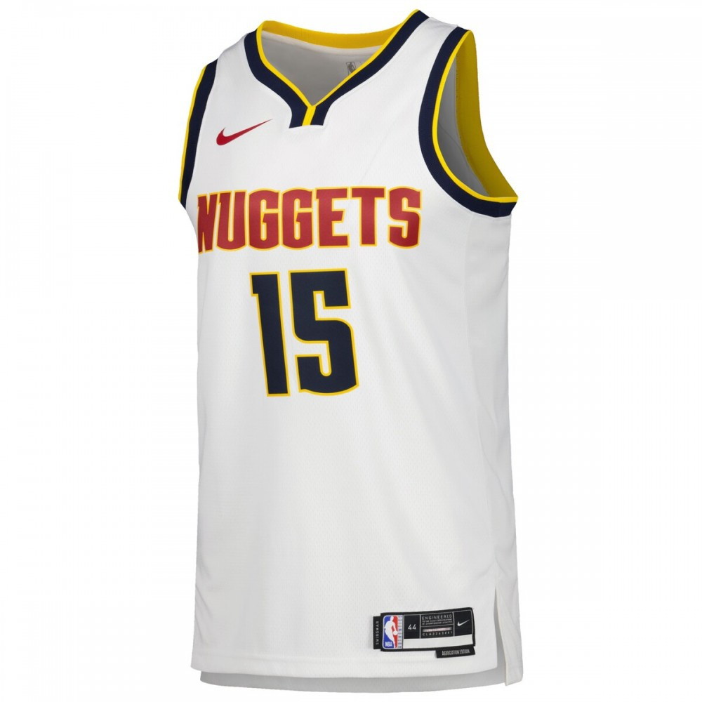 Nikola Jokić Denver Nuggets Unisex 2022/23 Swingman Jersey Icon Edition White - second front view